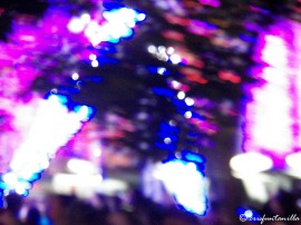 An accidental camera movement while taking pictures of the Ayala Triangle Light and Sound Show on burst mode came out really beautiful!